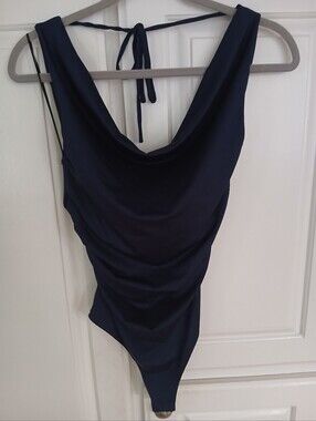 Gaze Navy Blue Bodysuit Size Medium